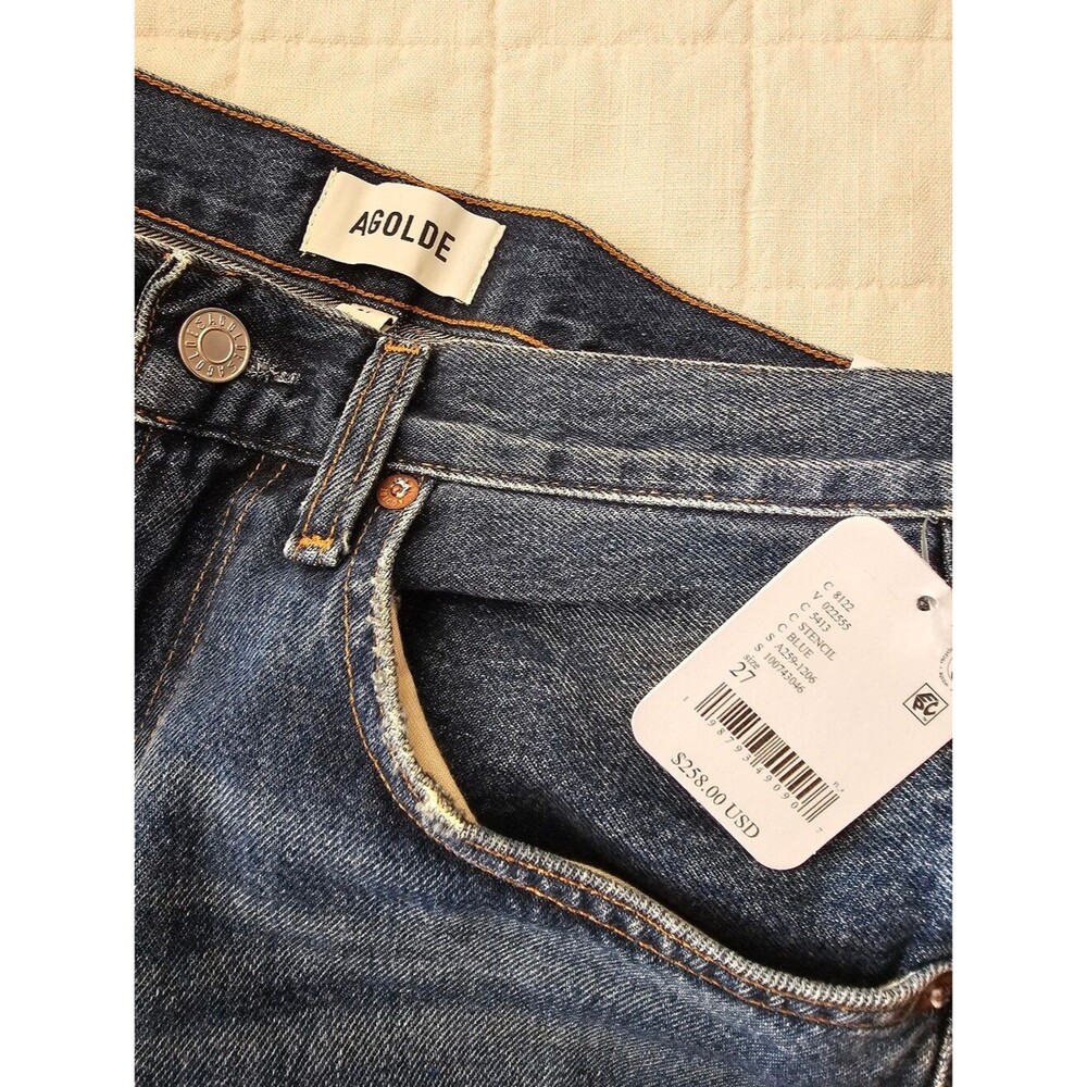 Agolde Mid Rise Kick Bootcut Jeans - Picture 5 of 9